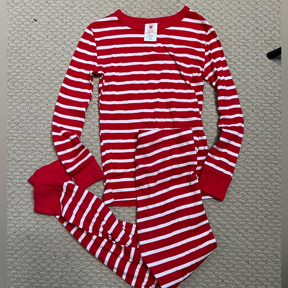 Primary Stripe Pajama Set Size 6